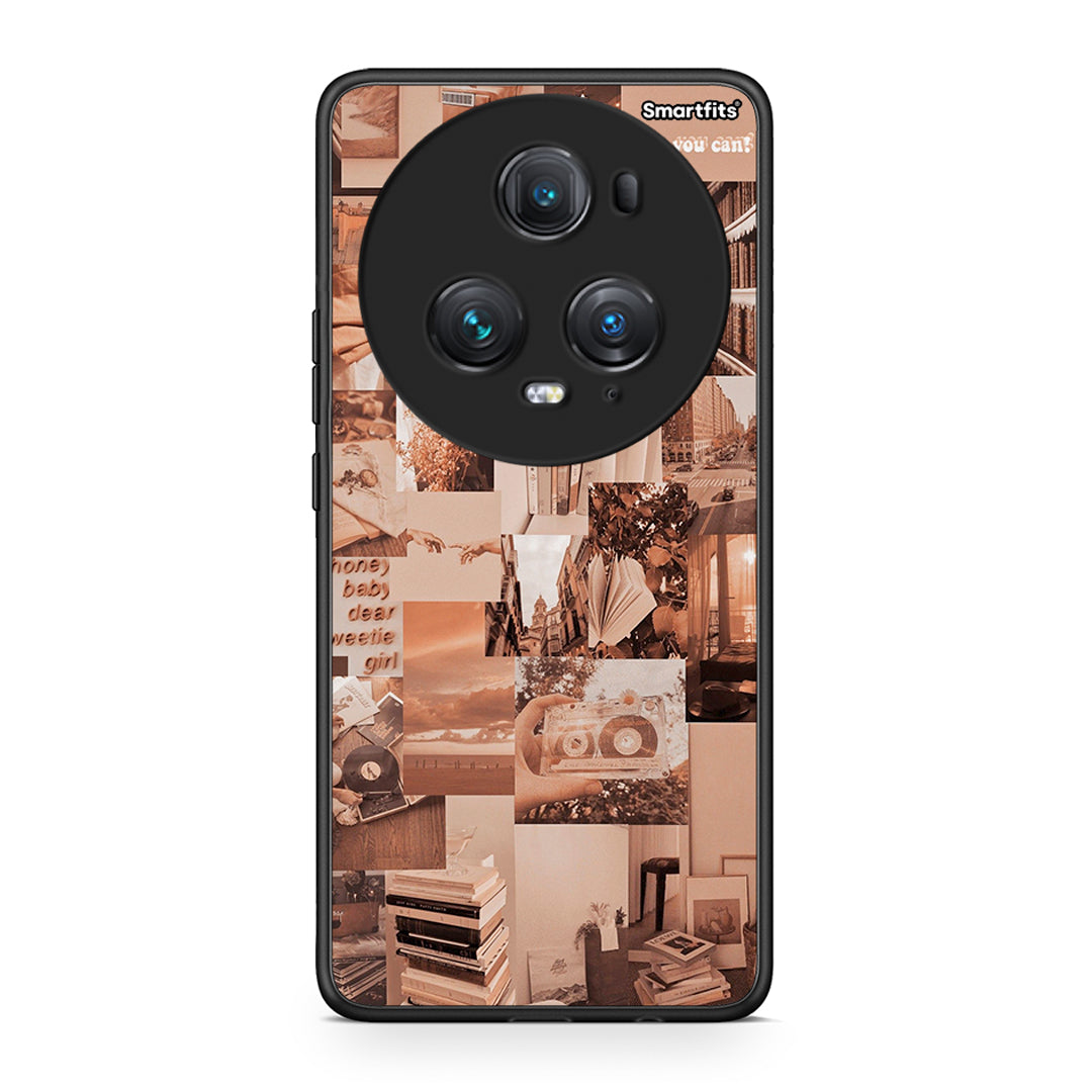 Honor Magic5 Pro Collage You Can Θήκη Αγίου Βαλεντίνου από τη Smartfits με σχέδιο στο πίσω μέρος και μαύρο περίβλημα | Smartphone case with colorful back and black bezels by Smartfits