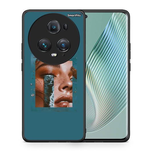 Θήκη Honor Magic5 Pro Cry An Ocean από τη Smartfits με σχέδιο στο πίσω μέρος και μαύρο περίβλημα | Honor Magic5 Pro Cry An Ocean case with colorful back and black bezels