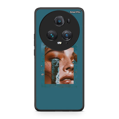 Honor Magic5 Pro Cry An Ocean θήκη από τη Smartfits με σχέδιο στο πίσω μέρος και μαύρο περίβλημα | Smartphone case with colorful back and black bezels by Smartfits