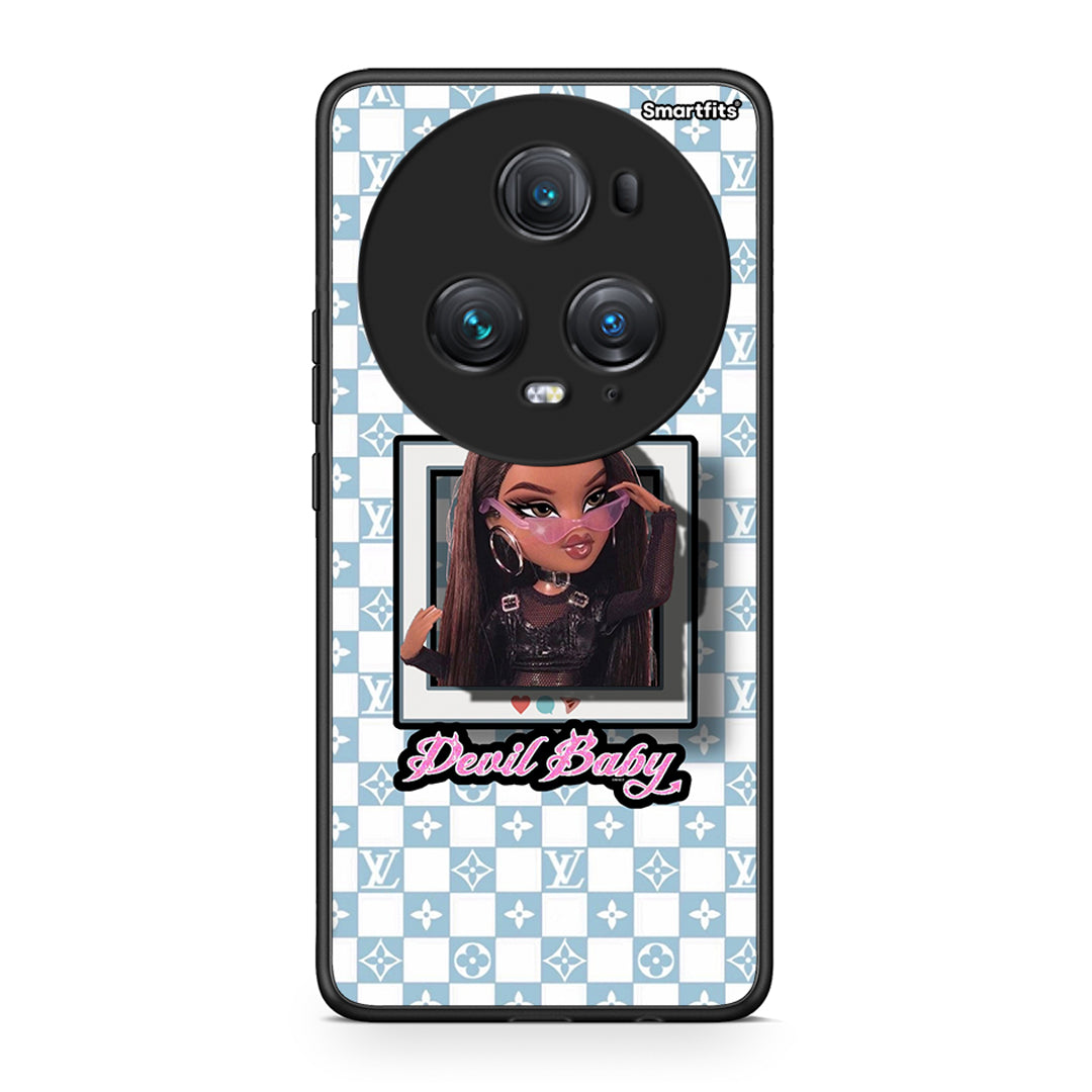 Honor Magic5 Pro Devil Baby Θήκη Αγίου Βαλεντίνου από τη Smartfits με σχέδιο στο πίσω μέρος και μαύρο περίβλημα | Smartphone case with colorful back and black bezels by Smartfits