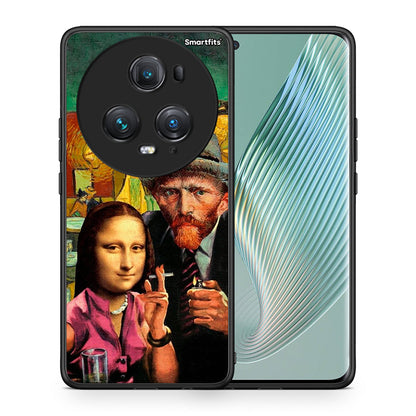 Θήκη Honor Magic5 Pro Funny Art από τη Smartfits με σχέδιο στο πίσω μέρος και μαύρο περίβλημα | Honor Magic5 Pro Funny Art case with colorful back and black bezels