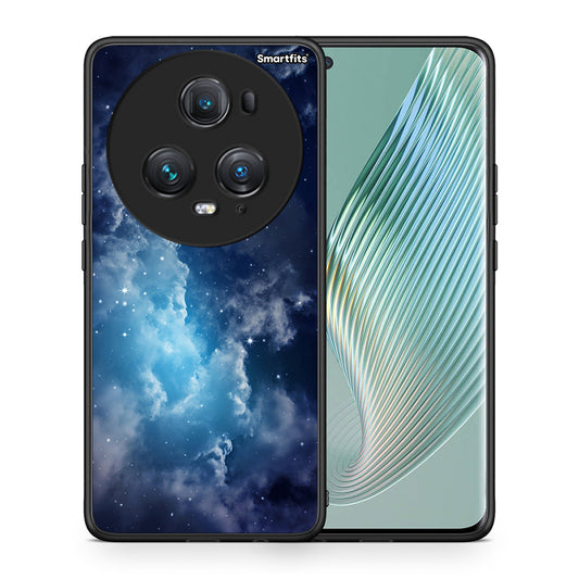 Θήκη Honor Magic5 Pro Blue Sky Galaxy από τη Smartfits με σχέδιο στο πίσω μέρος και μαύρο περίβλημα | Honor Magic5 Pro Blue Sky Galaxy case with colorful back and black bezels