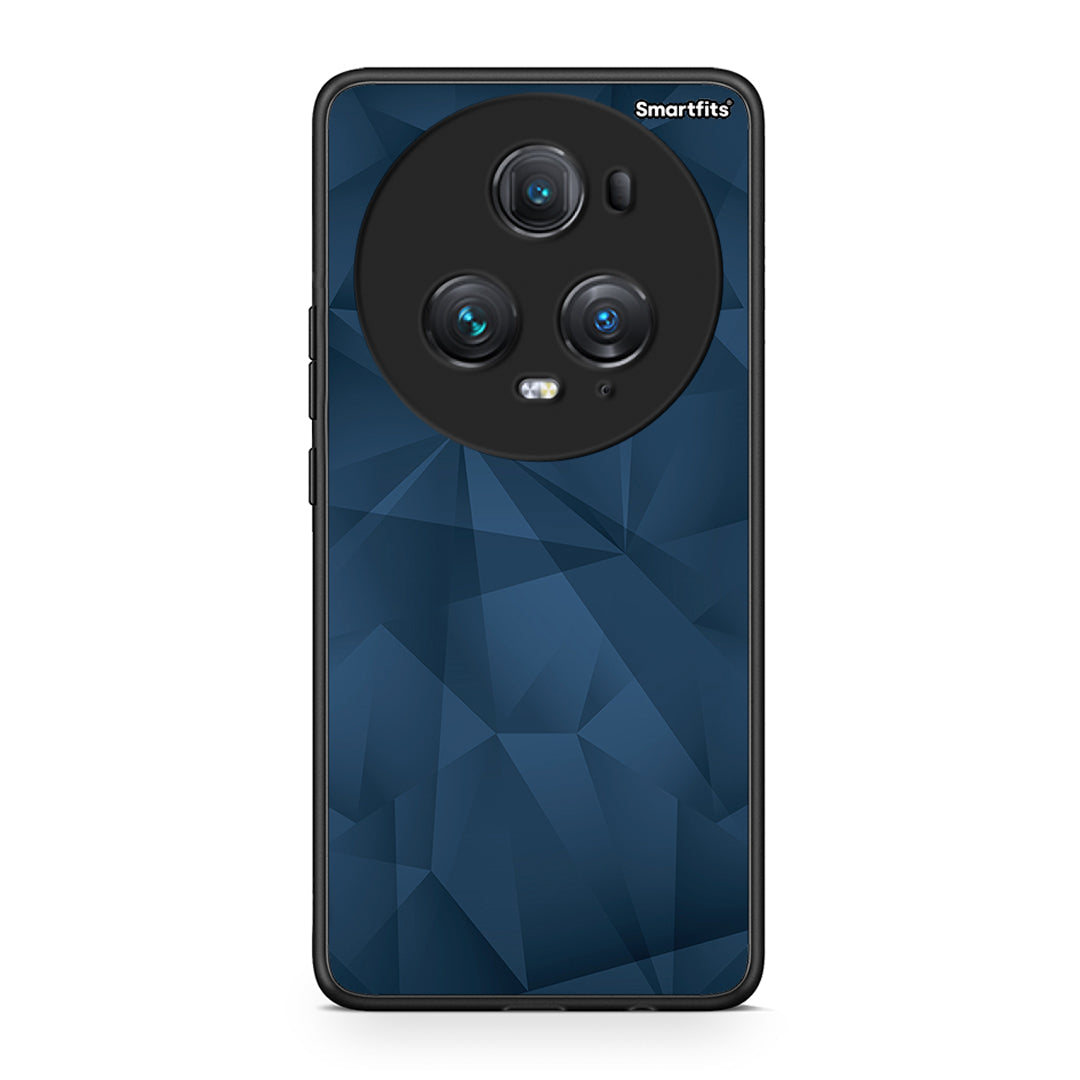 39 - Honor Magic5 Pro Blue Abstract Geometric case, cover, bumper