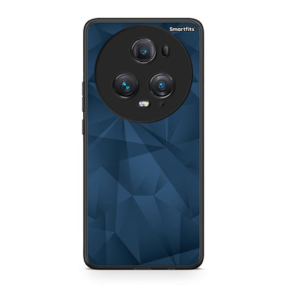 39 - Honor Magic5 Pro Blue Abstract Geometric case, cover, bumper