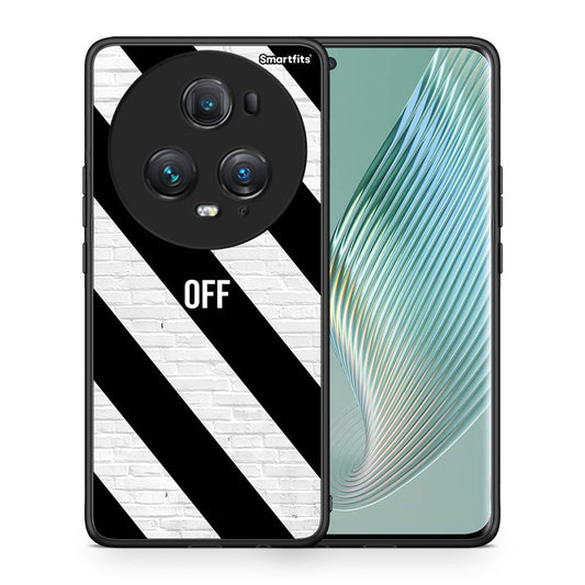 Θήκη Honor Magic5 Pro Get Off από τη Smartfits με σχέδιο στο πίσω μέρος και μαύρο περίβλημα | Honor Magic5 Pro Get Off case with colorful back and black bezels