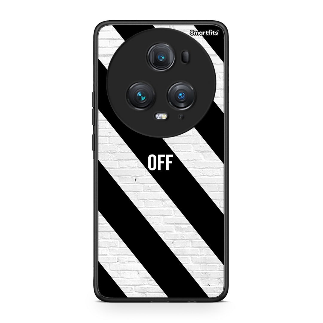 Honor Magic5 Pro Get Off θήκη από τη Smartfits με σχέδιο στο πίσω μέρος και μαύρο περίβλημα | Smartphone case with colorful back and black bezels by Smartfits