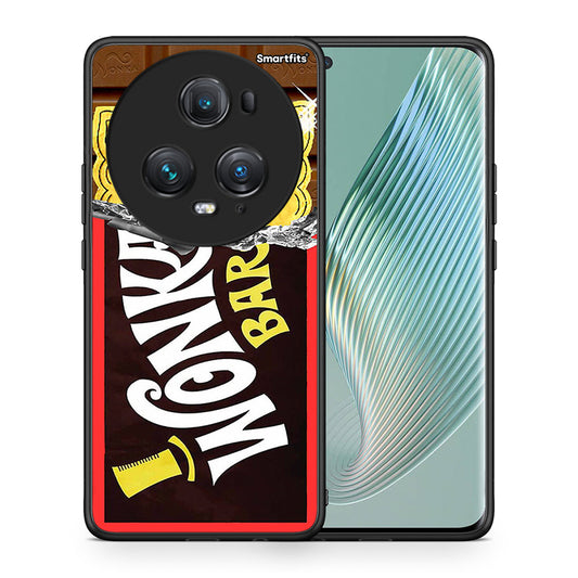 Θήκη Honor Magic5 Pro Golden Ticket από τη Smartfits με σχέδιο στο πίσω μέρος και μαύρο περίβλημα | Honor Magic5 Pro Golden Ticket case with colorful back and black bezels