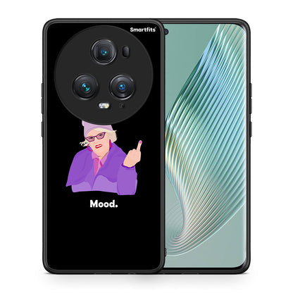 Θήκη Honor Magic5 Pro Grandma Mood Black από τη Smartfits με σχέδιο στο πίσω μέρος και μαύρο περίβλημα | Honor Magic5 Pro Grandma Mood Black case with colorful back and black bezels