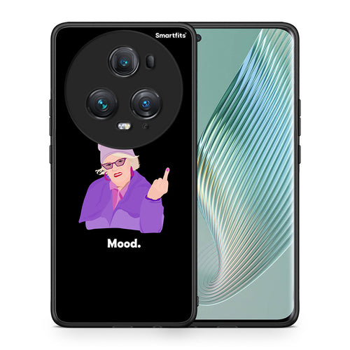 Θήκη Honor Magic5 Pro Grandma Mood Black από τη Smartfits με σχέδιο στο πίσω μέρος και μαύρο περίβλημα | Honor Magic5 Pro Grandma Mood Black case with colorful back and black bezels