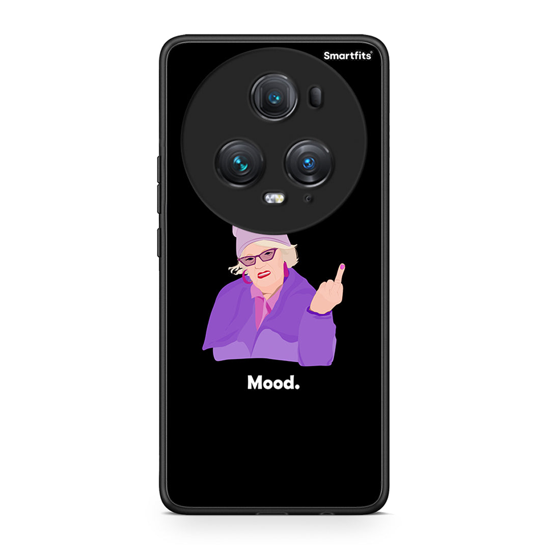 Honor Magic5 Pro Grandma Mood Black θήκη από τη Smartfits με σχέδιο στο πίσω μέρος και μαύρο περίβλημα | Smartphone case with colorful back and black bezels by Smartfits