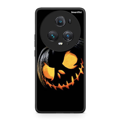 Honor Magic5 Pro Halloween Scary Pumpkin Θήκη από τη Smartfits με σχέδιο στο πίσω μέρος και μαύρο περίβλημα | Smartphone case with colorful back and black bezels by Smartfits