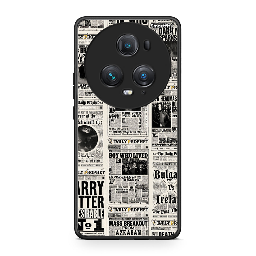 Honor Magic5 Pro Harry Paper θήκη από τη Smartfits με σχέδιο στο πίσω μέρος και μαύρο περίβλημα | Smartphone case with colorful back and black bezels by Smartfits