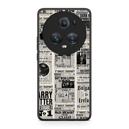 Honor Magic5 Pro Harry Paper θήκη από τη Smartfits με σχέδιο στο πίσω μέρος και μαύρο περίβλημα | Smartphone case with colorful back and black bezels by Smartfits