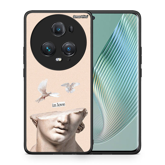 Θήκη Honor Magic5 Pro In Love από τη Smartfits με σχέδιο στο πίσω μέρος και μαύρο περίβλημα | Honor Magic5 Pro In Love case with colorful back and black bezels