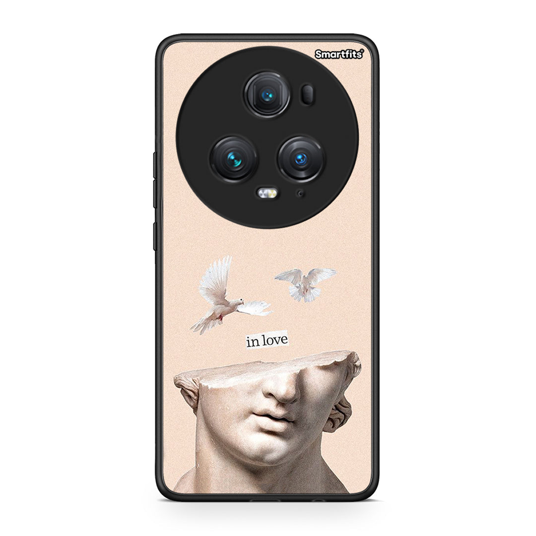 Honor Magic5 Pro In Love θήκη από τη Smartfits με σχέδιο στο πίσω μέρος και μαύρο περίβλημα | Smartphone case with colorful back and black bezels by Smartfits