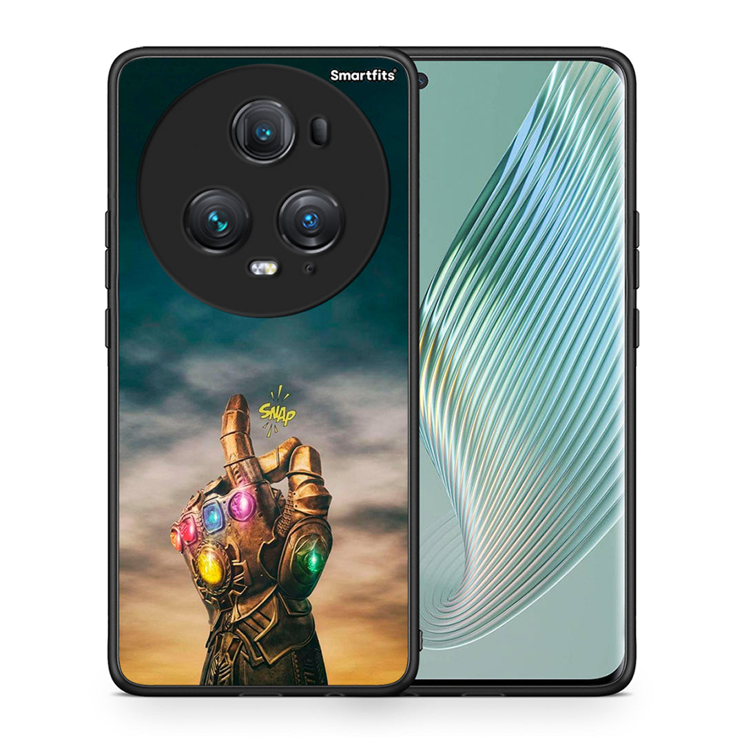 Θήκη Honor Magic5 Pro Infinity Snap από τη Smartfits με σχέδιο στο πίσω μέρος και μαύρο περίβλημα | Honor Magic5 Pro Infinity Snap case with colorful back and black bezels