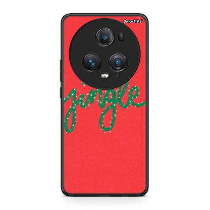 Honor Magic5 Pro Jingle Xmas θήκη από τη Smartfits με σχέδιο στο πίσω μέρος και μαύρο περίβλημα | Smartphone case with colorful back and black bezels by Smartfits
