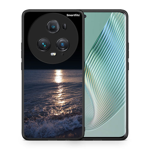 Θήκη Honor Magic5 Pro Moon Landscape από τη Smartfits με σχέδιο στο πίσω μέρος και μαύρο περίβλημα | Honor Magic5 Pro Moon Landscape case with colorful back and black bezels
