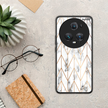 Marble Gold Geometric - Honor Magic5 Pro θήκη