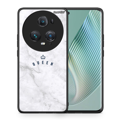 Θήκη Honor Magic5 Pro Queen Marble από τη Smartfits με σχέδιο στο πίσω μέρος και μαύρο περίβλημα | Honor Magic5 Pro Queen Marble case with colorful back and black bezels