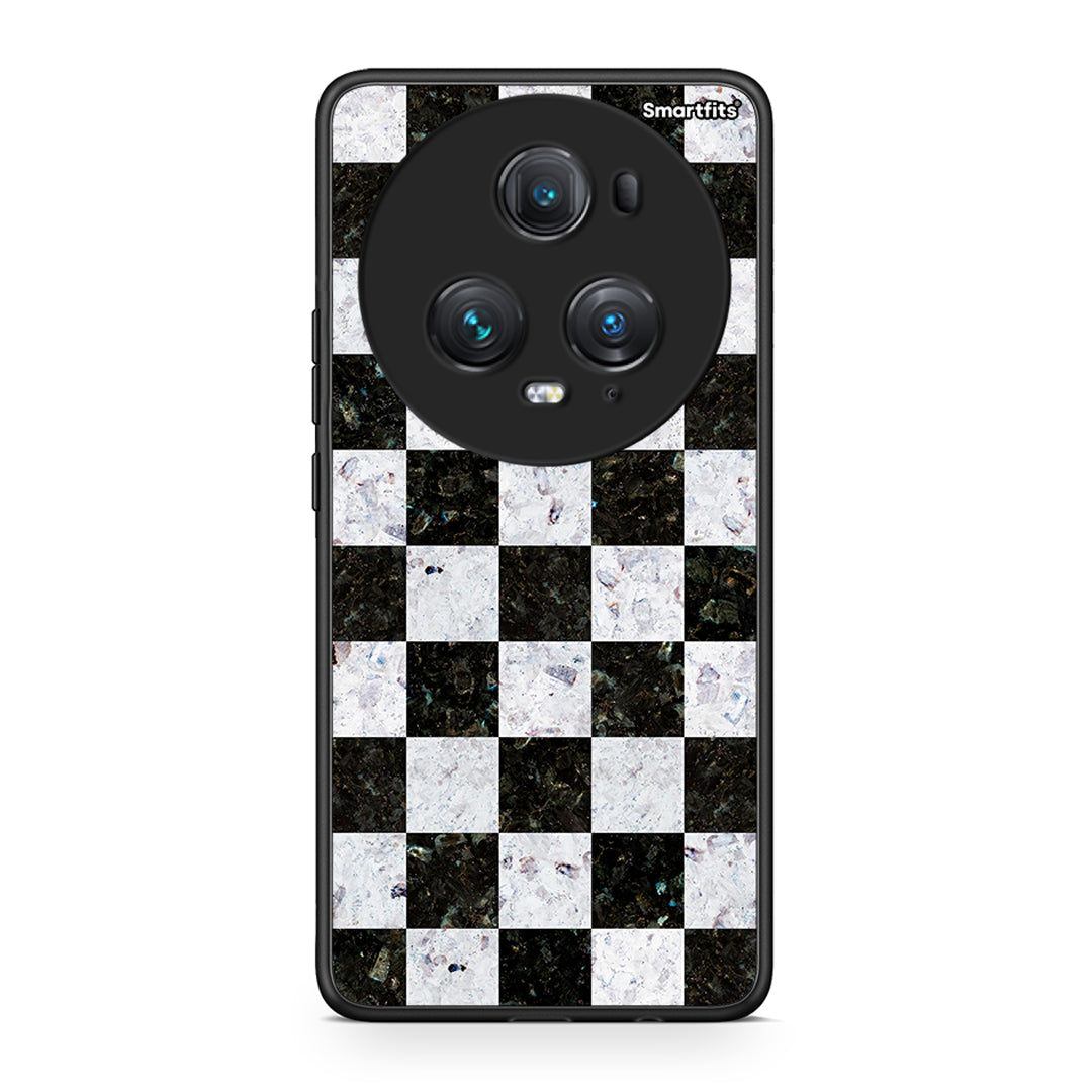 4 - Honor Magic5 Pro Square Geometric Marble case, cover, bumper