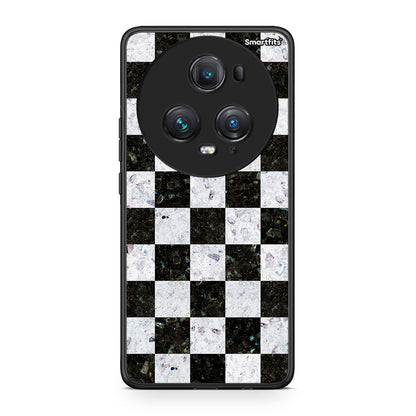 4 - Honor Magic5 Pro Square Geometric Marble case, cover, bumper