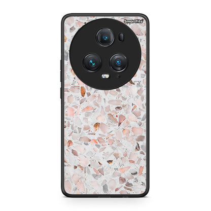 Honor Magic5 Pro Marble Terrazzo θήκη από τη Smartfits με σχέδιο στο πίσω μέρος και μαύρο περίβλημα | Smartphone case with colorful back and black bezels by Smartfits