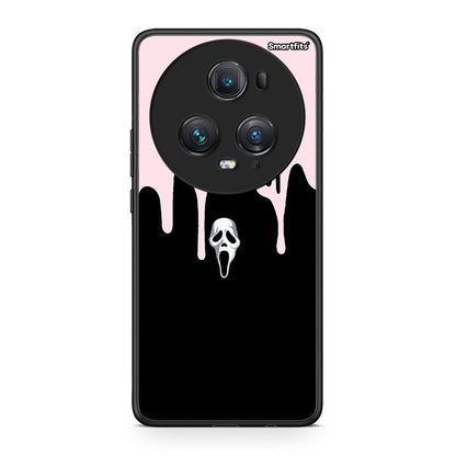 Honor Magic5 Pro Melting Halloween Mask Θήκη από τη Smartfits με σχέδιο στο πίσω μέρος και μαύρο περίβλημα | Smartphone case with colorful back and black bezels by Smartfits