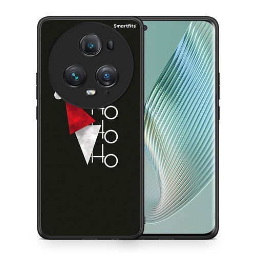 Θήκη Honor Magic5 Pro Minimal Christmas από τη Smartfits με σχέδιο στο πίσω μέρος και μαύρο περίβλημα | Honor Magic5 Pro Minimal Christmas case with colorful back and black bezels