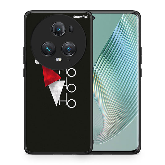 Θήκη Honor Magic5 Pro Minimal Christmas από τη Smartfits με σχέδιο στο πίσω μέρος και μαύρο περίβλημα | Honor Magic5 Pro Minimal Christmas case with colorful back and black bezels