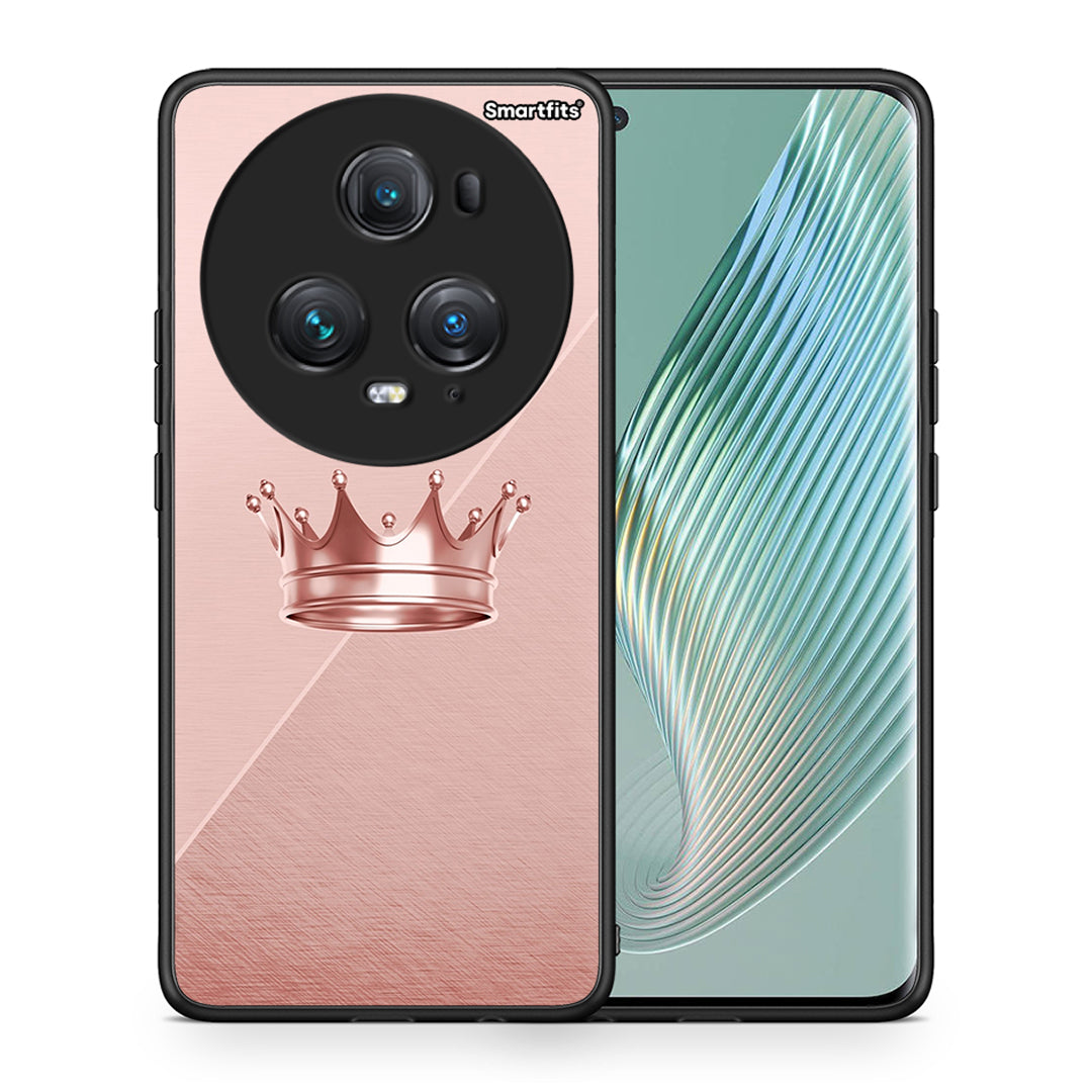 Θήκη Honor Magic5 Pro Crown Minimal από τη Smartfits με σχέδιο στο πίσω μέρος και μαύρο περίβλημα | Honor Magic5 Pro Crown Minimal case with colorful back and black bezels