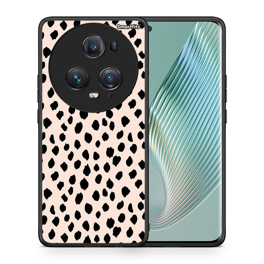 Θήκη Honor Magic5 Pro New Polka Dots από τη Smartfits με σχέδιο στο πίσω μέρος και μαύρο περίβλημα | Honor Magic5 Pro New Polka Dots case with colorful back and black bezels
