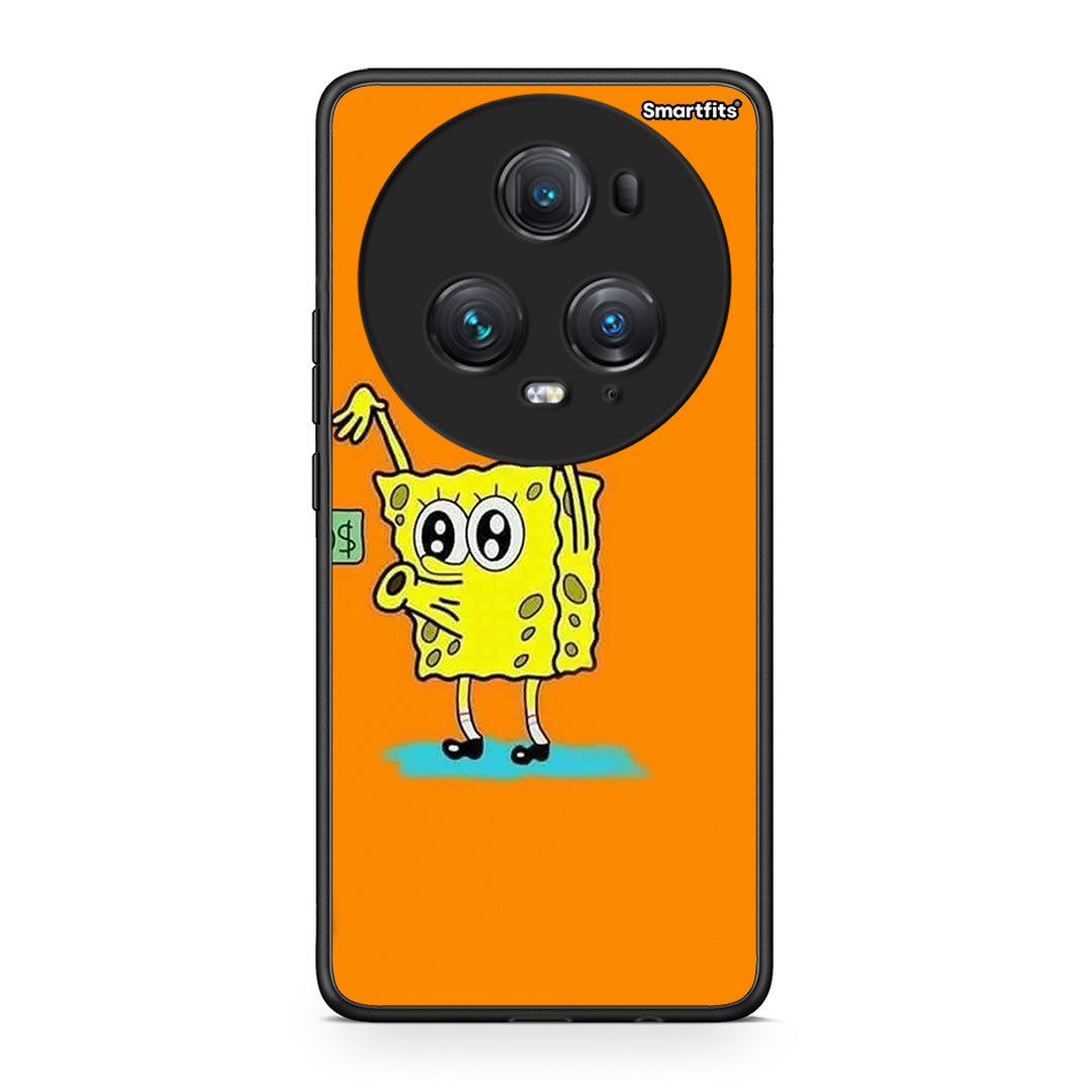 Honor Magic5 Pro No Money 2 Θήκη Αγίου Βαλεντίνου από τη Smartfits με σχέδιο στο πίσω μέρος και μαύρο περίβλημα | Smartphone case with colorful back and black bezels by Smartfits