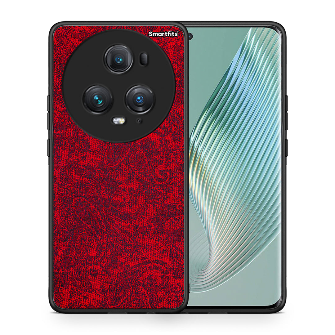 Θήκη Honor Magic5 Pro Paisley Cashmere από τη Smartfits με σχέδιο στο πίσω μέρος και μαύρο περίβλημα | Honor Magic5 Pro Paisley Cashmere case with colorful back and black bezels