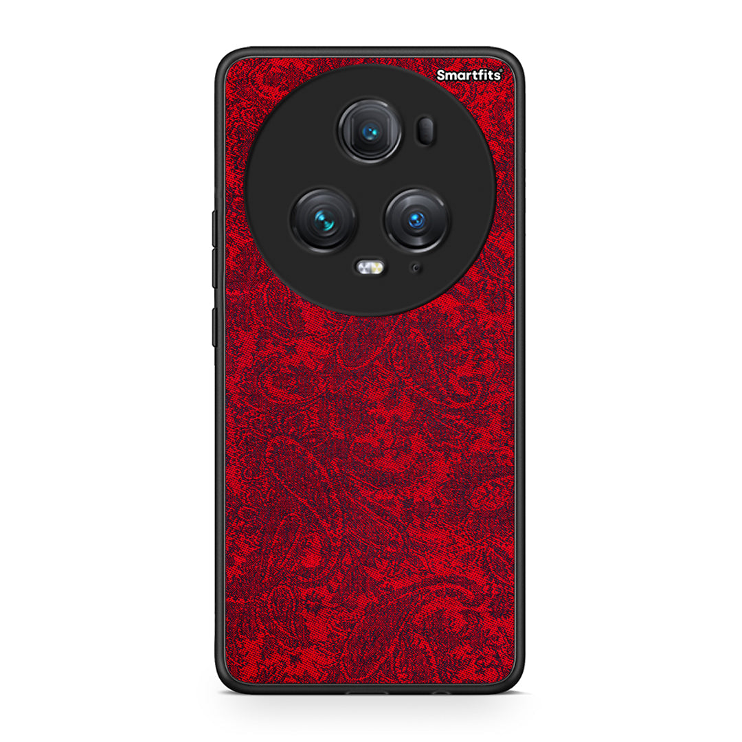 Honor Magic5 Pro Paisley Cashmere θήκη από τη Smartfits με σχέδιο στο πίσω μέρος και μαύρο περίβλημα | Smartphone case with colorful back and black bezels by Smartfits