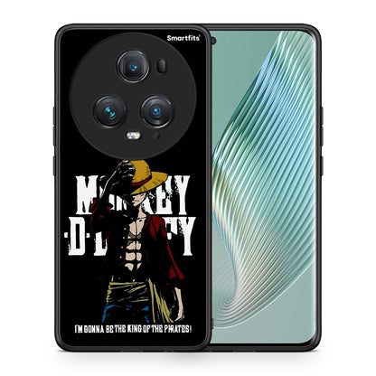 Θήκη Honor Magic5 Pro Pirate King από τη Smartfits με σχέδιο στο πίσω μέρος και μαύρο περίβλημα | Honor Magic5 Pro Pirate King case with colorful back and black bezels