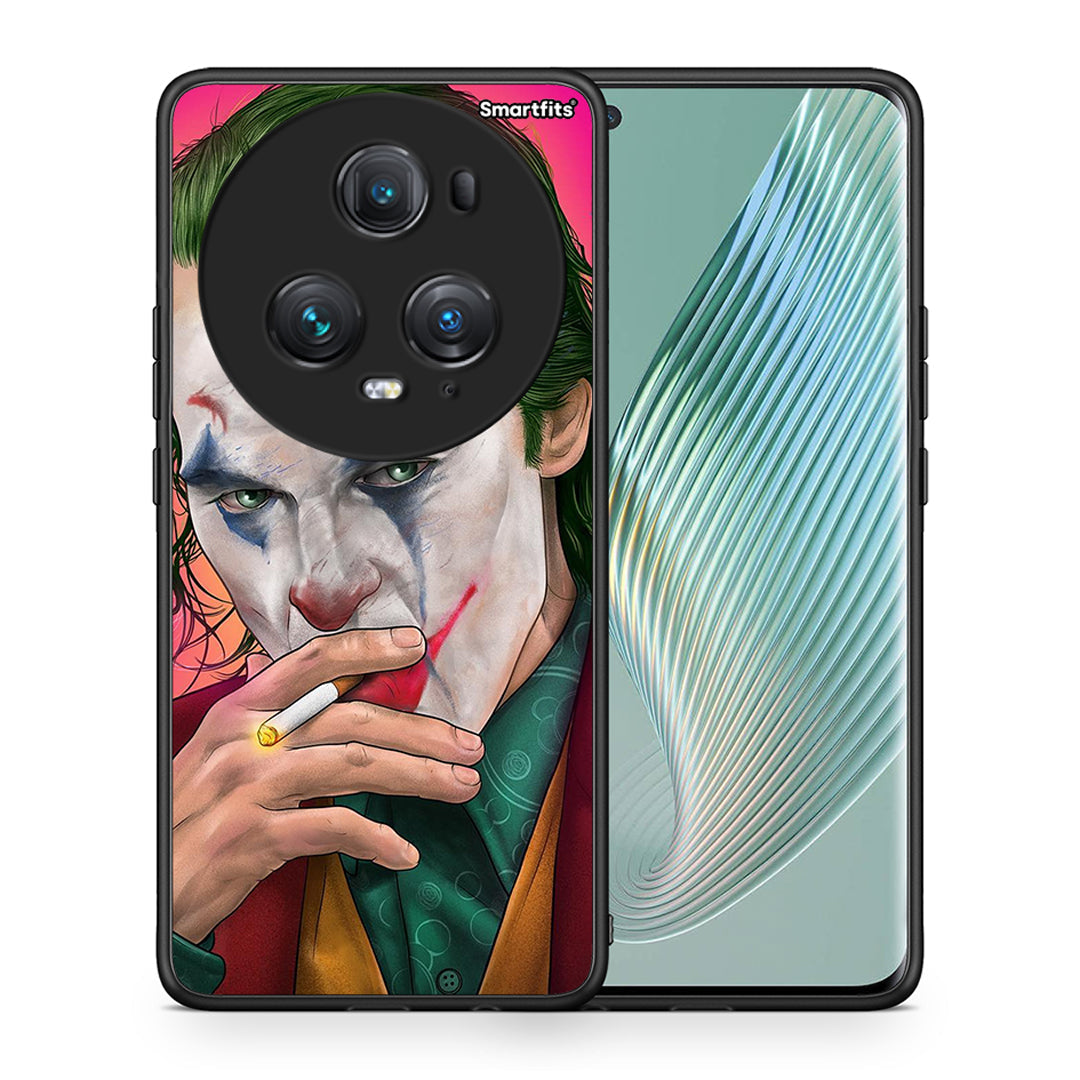 Θήκη Honor Magic5 Pro JokesOnU PopArt από τη Smartfits με σχέδιο στο πίσω μέρος και μαύρο περίβλημα | Honor Magic5 Pro JokesOnU PopArt case with colorful back and black bezels