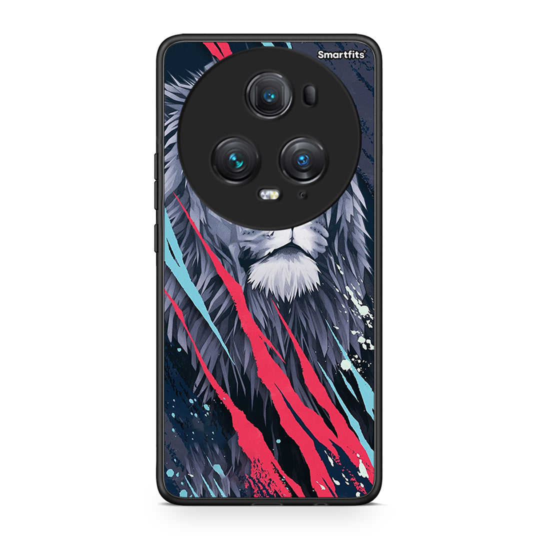 4 - Honor Magic5 Pro Lion Designer PopArt case, cover, bumper