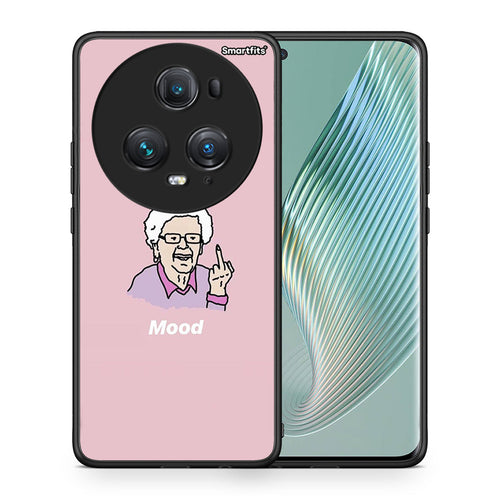 Θήκη Honor Magic5 Pro Mood PopArt από τη Smartfits με σχέδιο στο πίσω μέρος και μαύρο περίβλημα | Honor Magic5 Pro Mood PopArt case with colorful back and black bezels
