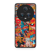 Thumbnail for Honor Magic5 Pro PopArt OMG θήκη από τη Smartfits με σχέδιο στο πίσω μέρος και μαύρο περίβλημα | Smartphone case with colorful back and black bezels by Smartfits
