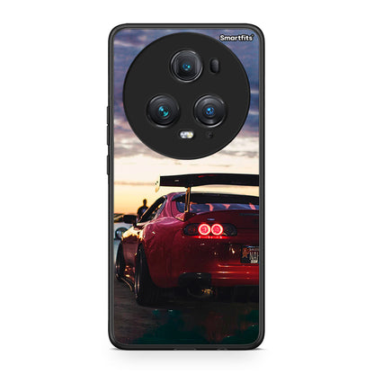 Honor Magic5 Pro Racing Supra θήκη από τη Smartfits με σχέδιο στο πίσω μέρος και μαύρο περίβλημα | Smartphone case with colorful back and black bezels by Smartfits