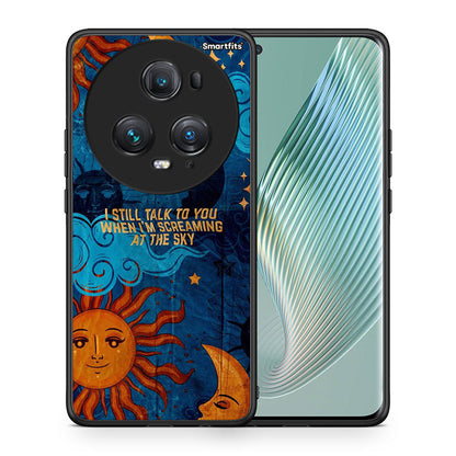 Θήκη Honor Magic5 Pro Screaming Sky από τη Smartfits με σχέδιο στο πίσω μέρος και μαύρο περίβλημα | Honor Magic5 Pro Screaming Sky case with colorful back and black bezels