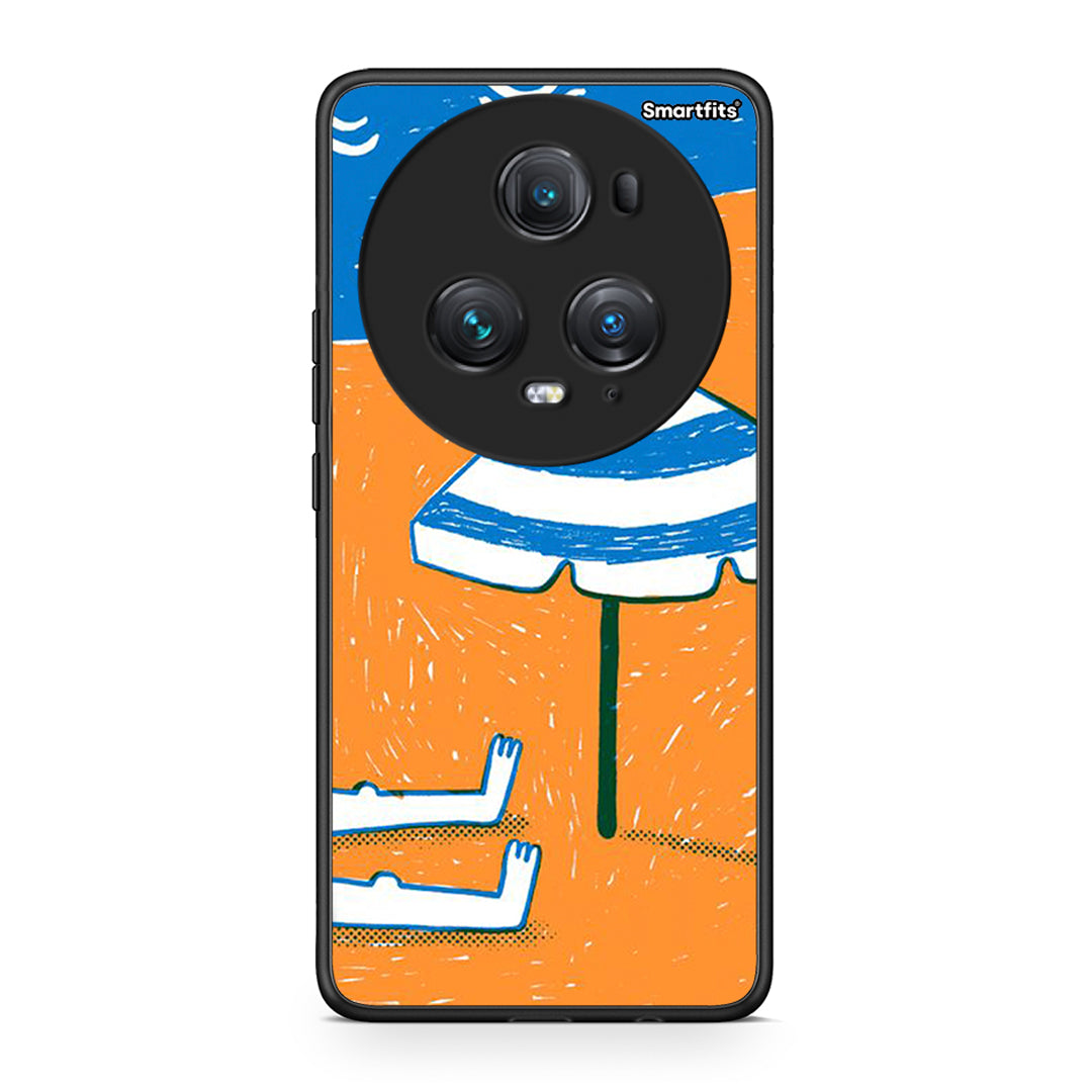 Honor Magic5 Pro Summering Θήκη από τη Smartfits με σχέδιο στο πίσω μέρος και μαύρο περίβλημα | Smartphone case with colorful back and black bezels by Smartfits