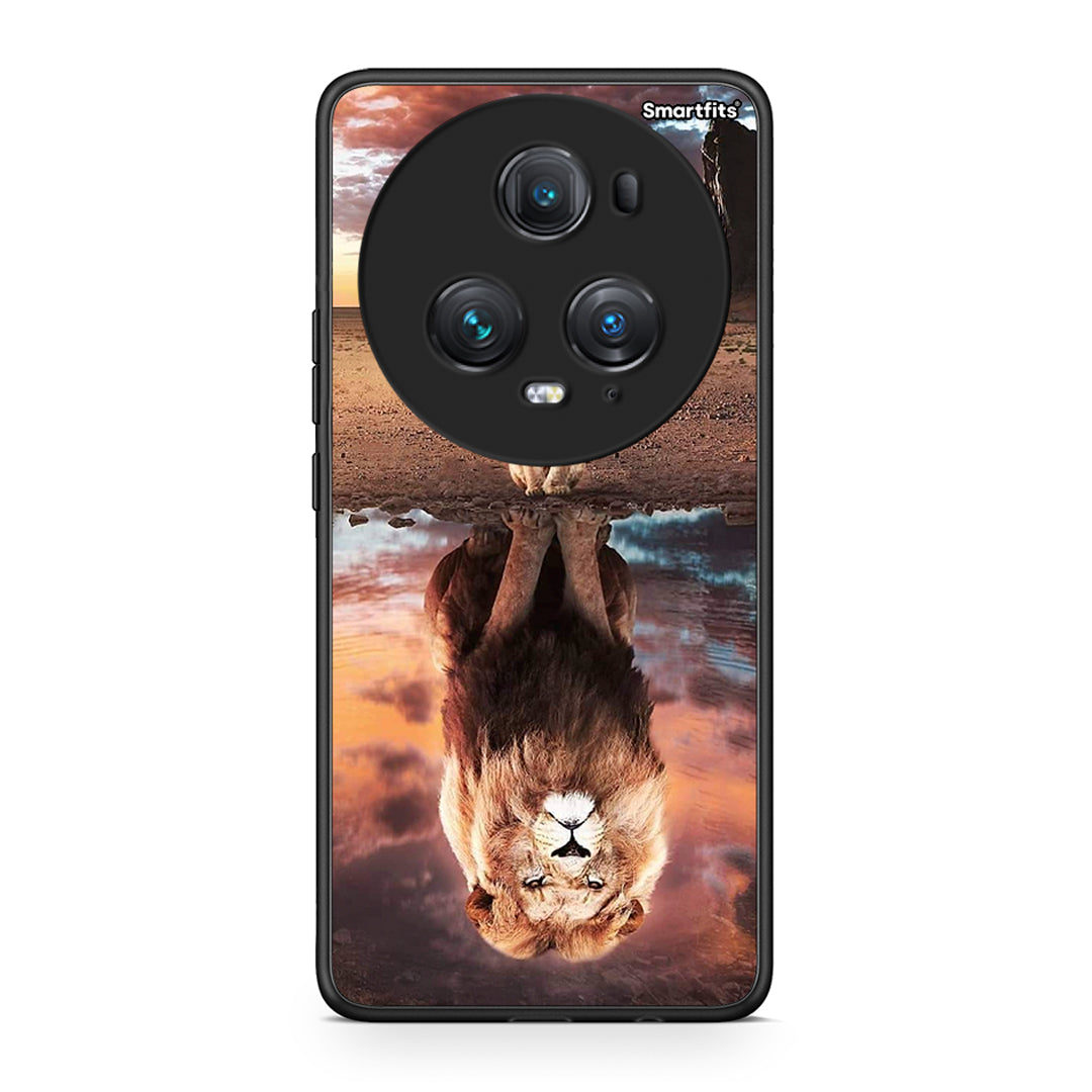 Honor Magic5 Pro Sunset Dreams Θήκη Αγίου Βαλεντίνου από τη Smartfits με σχέδιο στο πίσω μέρος και μαύρο περίβλημα | Smartphone case with colorful back and black bezels by Smartfits