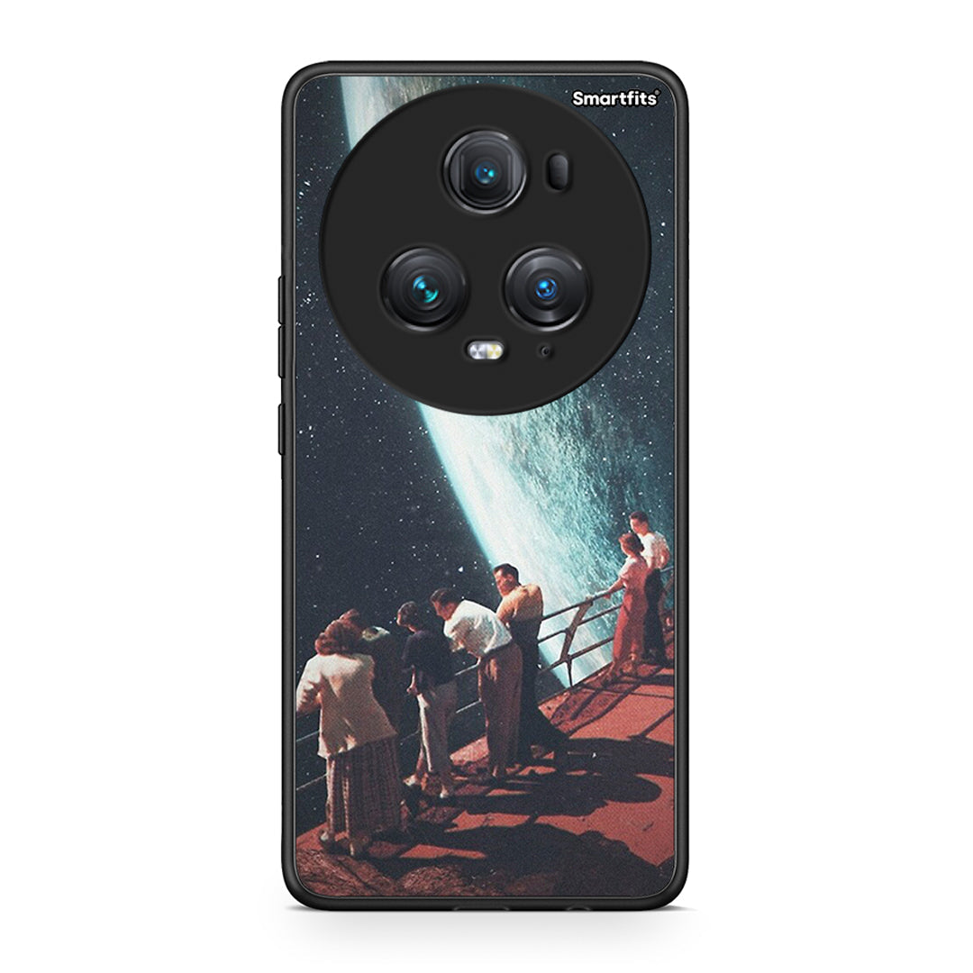 Honor Magic5 Pro Surreal View θήκη από τη Smartfits με σχέδιο στο πίσω μέρος και μαύρο περίβλημα | Smartphone case with colorful back and black bezels by Smartfits