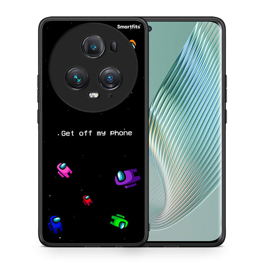 Θήκη Honor Magic5 Pro AFK Text από τη Smartfits με σχέδιο στο πίσω μέρος και μαύρο περίβλημα | Honor Magic5 Pro AFK Text case with colorful back and black bezels