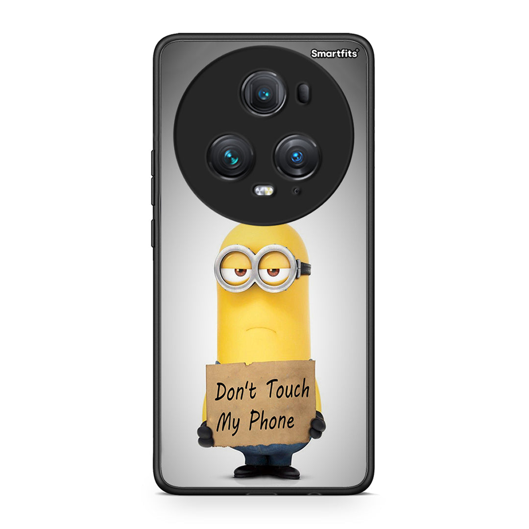 4 - Honor Magic5 Pro Minion Text case, cover, bumper