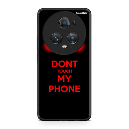 Honor Magic5 Pro Touch My Phone Θήκη από τη Smartfits με σχέδιο στο πίσω μέρος και μαύρο περίβλημα | Smartphone case with colorful back and black bezels by Smartfits