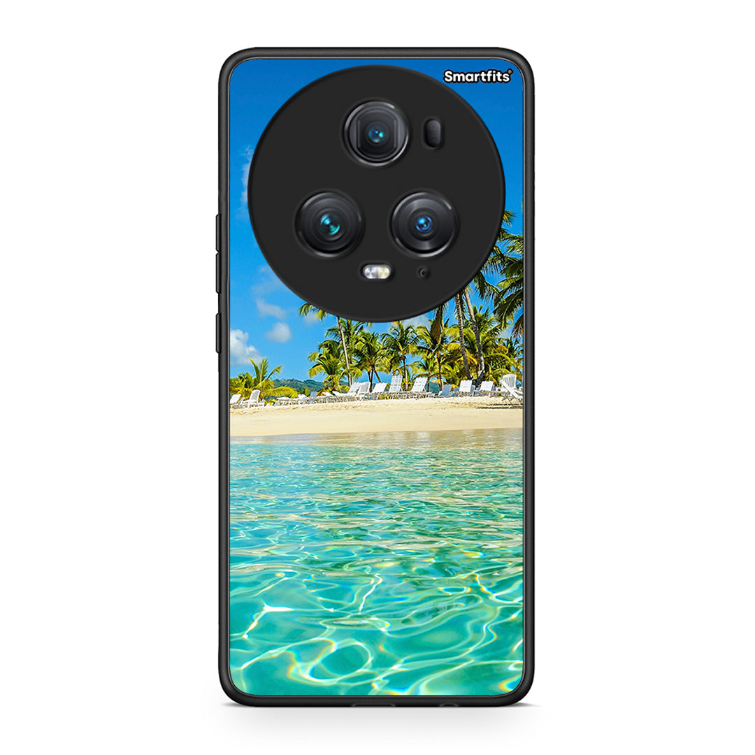 Honor Magic5 Pro Tropical Vibes Θήκη από τη Smartfits με σχέδιο στο πίσω μέρος και μαύρο περίβλημα | Smartphone case with colorful back and black bezels by Smartfits