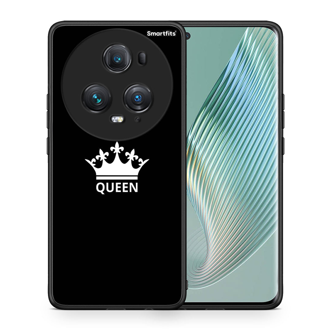 Θήκη Honor Magic5 Pro Queen Valentine από τη Smartfits με σχέδιο στο πίσω μέρος και μαύρο περίβλημα | Honor Magic5 Pro Queen Valentine case with colorful back and black bezels